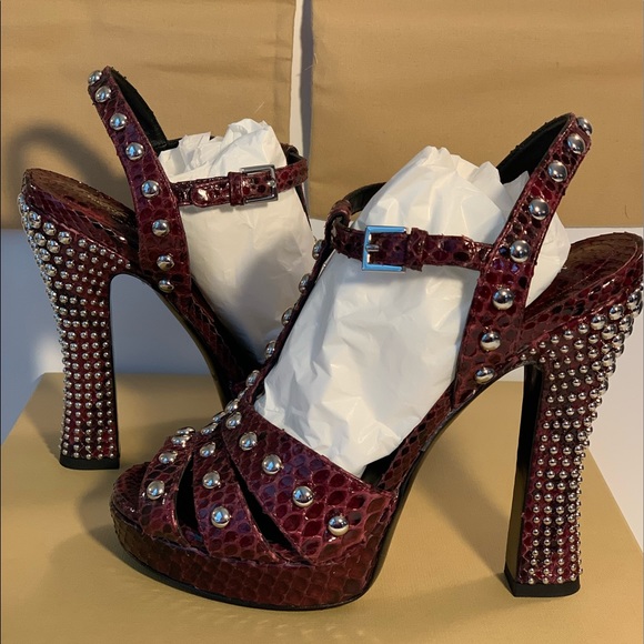 Michael Kors Collection Python Platforms - Picture 3 of 12